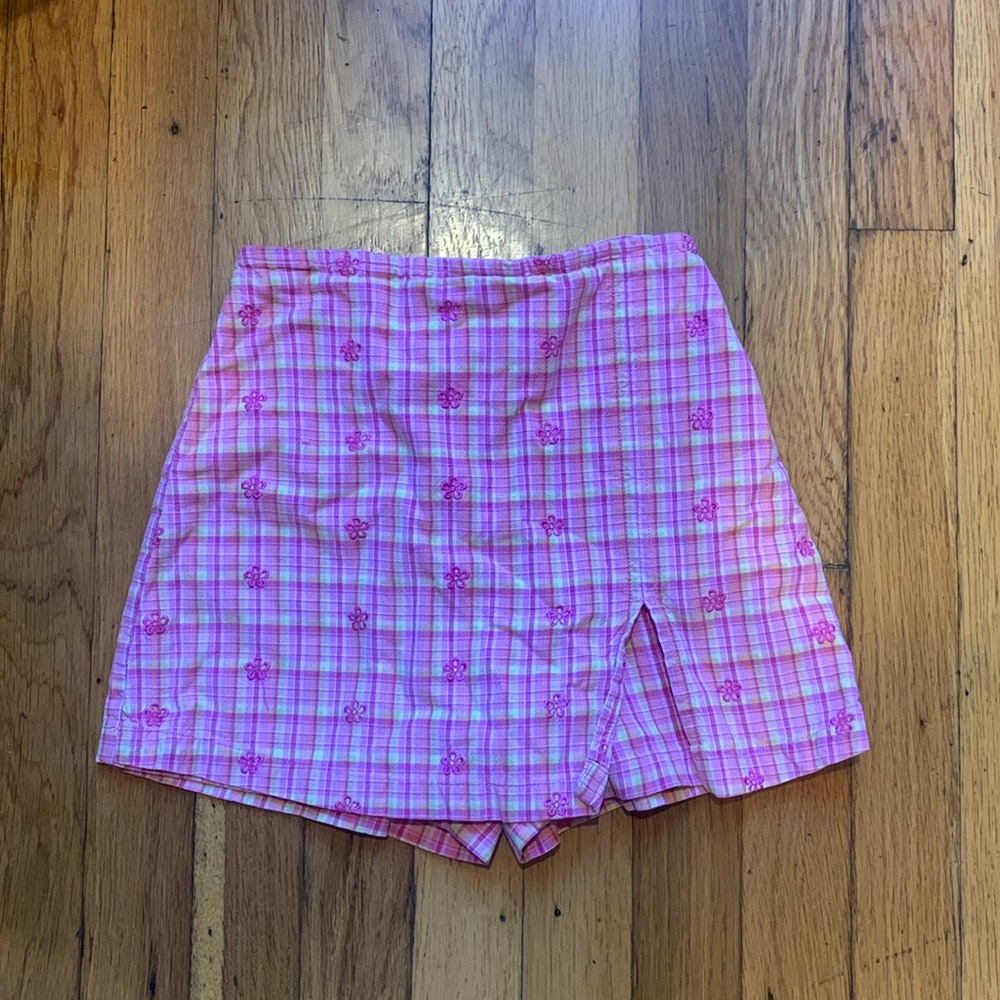 Vintage Y2K Plaid Skort | Size 7